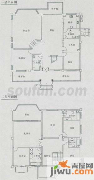 岭东紫郡9室3厅3卫429.9㎡户型图