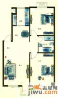绿地英湖印象2室2厅1卫92㎡户型图