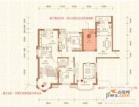 中海国际社区4室2厅2卫180㎡户型图