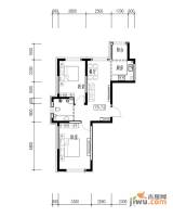 新星宇和悦2室2厅1卫75.7㎡户型图
