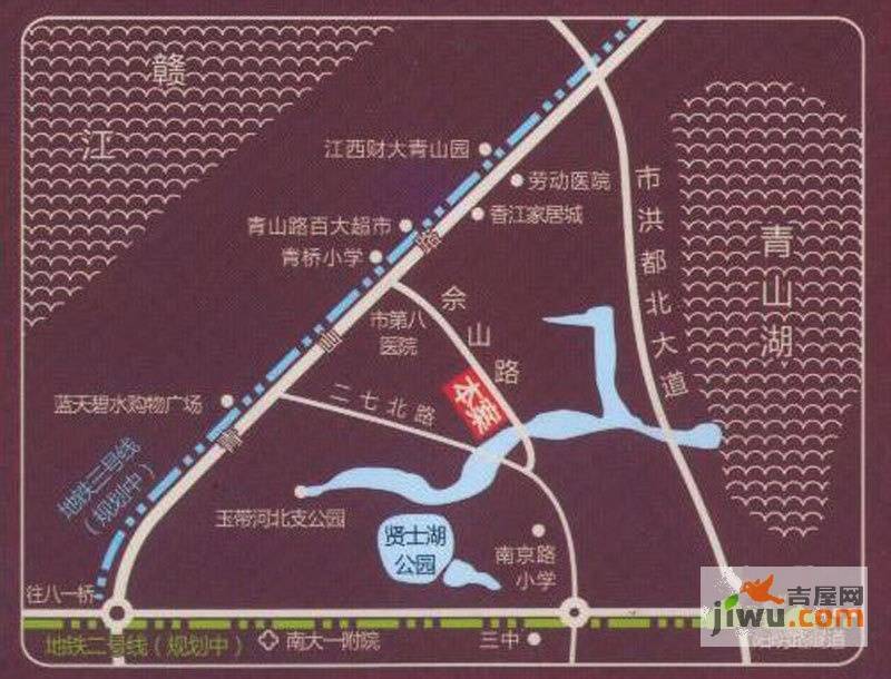 锦桂华庭位置交通图图片