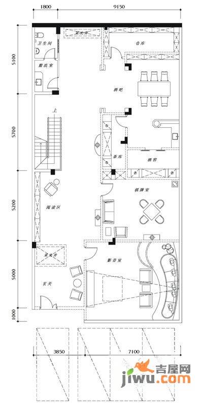 正荣御园9室3厅7卫248㎡户型图