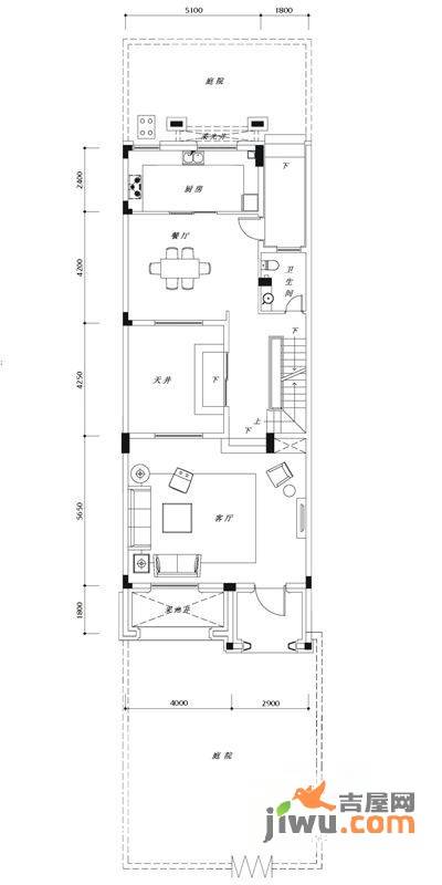 正荣御园7室3厅6卫240㎡户型图