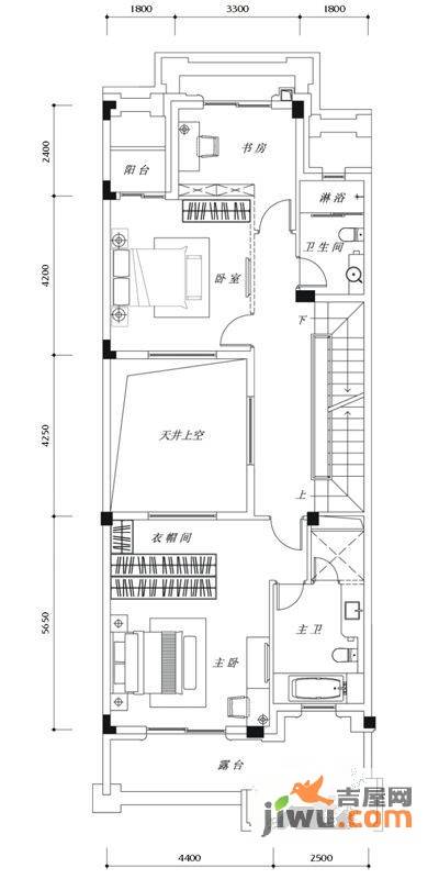 正荣御园6室3厅6卫240㎡户型图