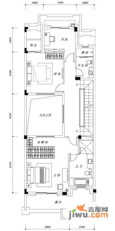 正荣御园6室3厅6卫240㎡户型图