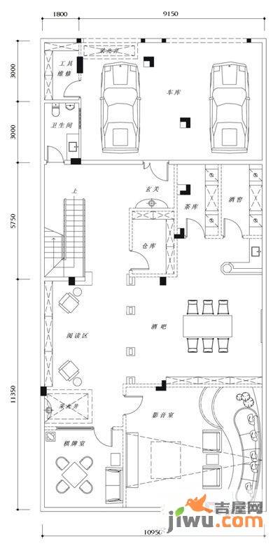 正荣御园8室3厅7卫248㎡户型图