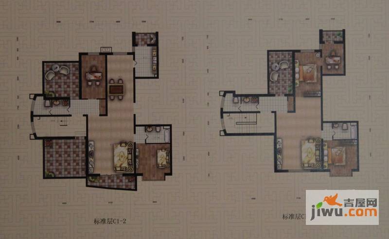 隆鑫传世家4室3厅4卫290.5㎡户型图