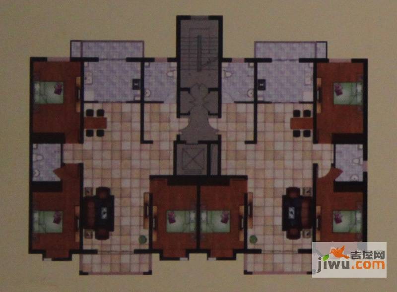 馨香园3室2厅1卫156.8㎡户型图