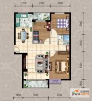 迁安天洋城4代3室2厅1卫117㎡户型图