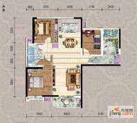 迁安天洋城4代3室2厅2卫130㎡户型图