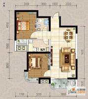 迁安天洋城4代2室2厅1卫87.6㎡户型图