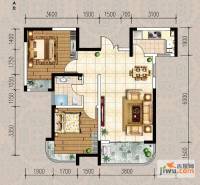 迁安天洋城4代2室2厅1卫87.8㎡户型图