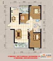 迁安天洋城4代3室2厅2卫129.2㎡户型图