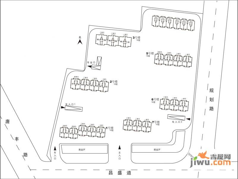 丰泽园小区规划图