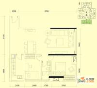 达兴豪苑2室2厅1卫101.1㎡户型图