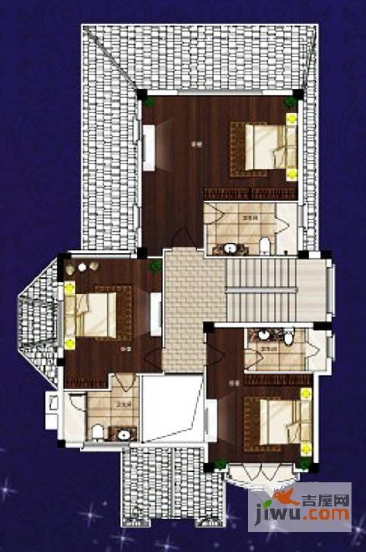 雅居乐民森迪茵湖普通住宅615㎡户型图