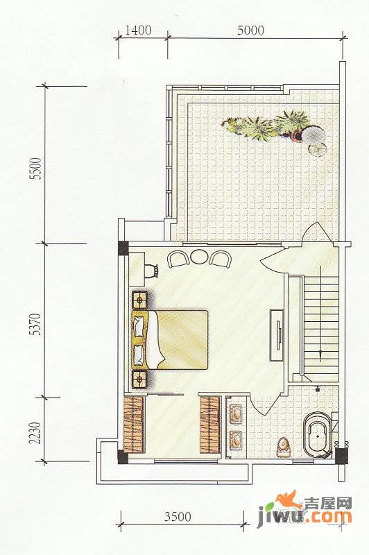 誉港湾花园普通住宅256㎡户型图