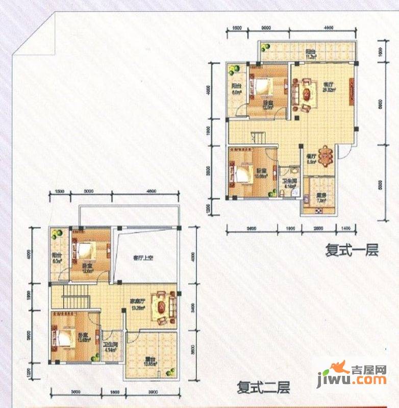 安厦尚城风景普通住宅178.9㎡户型图