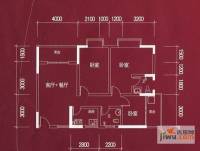 东升旭日华庭3室2厅2卫103.5㎡户型图