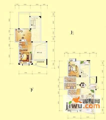 广源国际社区5室3厅2卫203.7㎡户型图