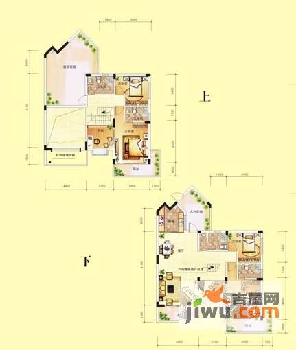 广源国际社区6室2厅4卫214.5㎡户型图