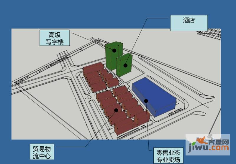 沪兴物流商贸中心规划图