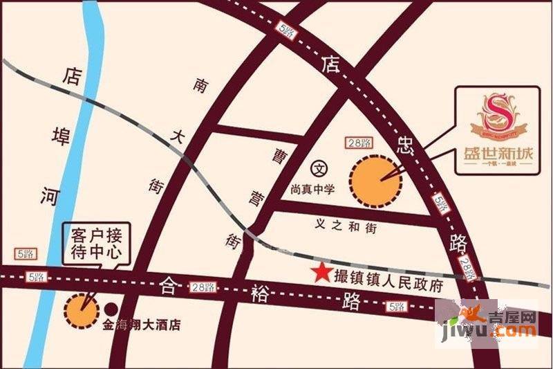 盛世新城东大街位置交通图图片