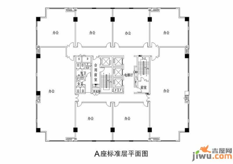 中瑞大厦普通住宅50㎡户型图