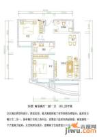 飞天世纪新城2室2厅1卫101.2㎡户型图