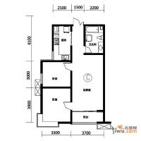 上洋国际2室2厅1卫89.4㎡户型图