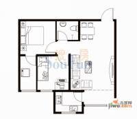 百盛郁金香2室2厅1卫73.5㎡户型图