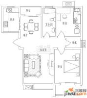 新天地自然康城三期2室2厅1卫85.5㎡户型图