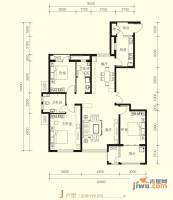 紫鑫苑3室2厅2卫146.8㎡户型图