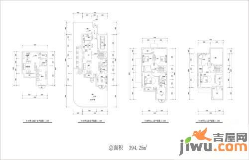 弗莱明戈普通住宅394.3㎡户型图