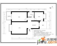 芝兰明仕二期2室2厅1卫户型图