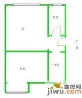 东城国际广场1室1厅1卫49㎡户型图