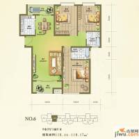 香木林3室2厅2卫119.2㎡户型图