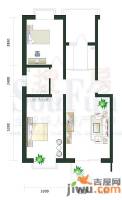 芝兰明仕二期2室1厅1卫83.8㎡户型图
