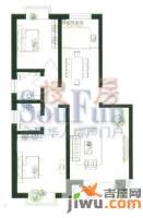 芝兰明仕二期2室2厅1卫92.8㎡户型图