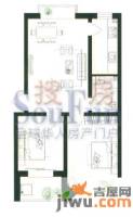 芝兰明仕二期2室1厅1卫76.5㎡户型图
