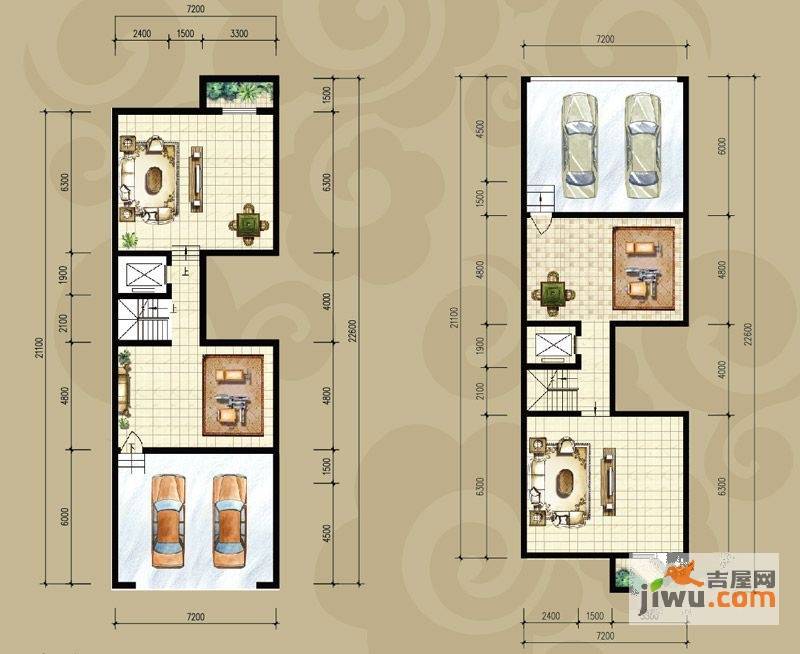 力博稽山庄园普通住宅279㎡户型图