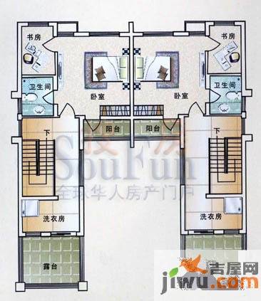 镜湖莲庄普通住宅223㎡户型图