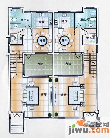 镜湖莲庄普通住宅223㎡户型图