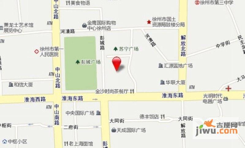 苏宁广场位置交通图