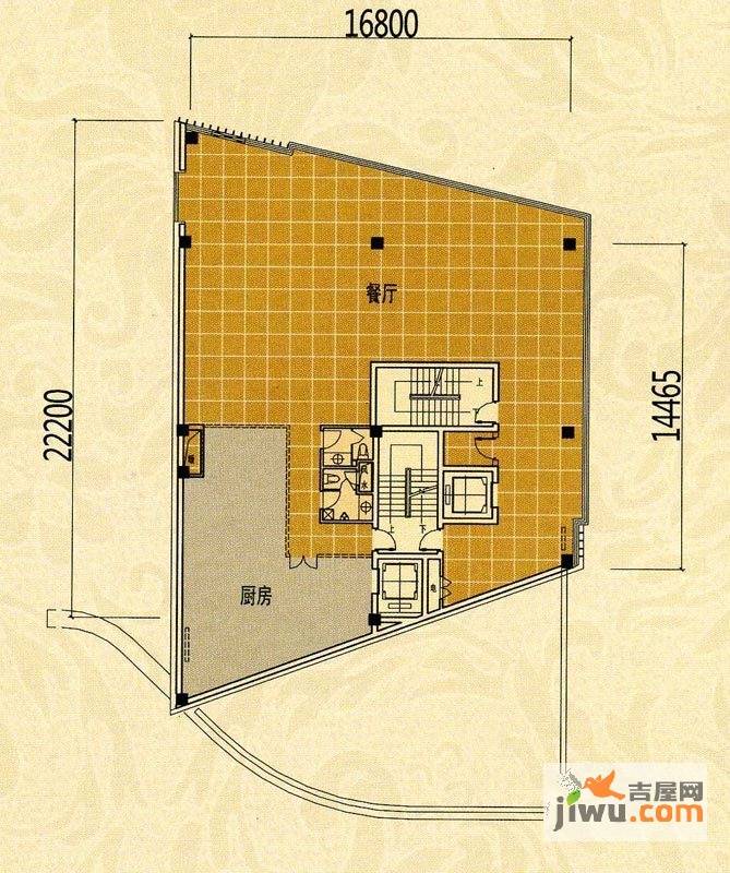 宁兴钻石广场0室1厅2卫户型图