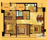 绿城皇冠花园3室2厅1卫99㎡户型图