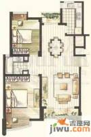 绿城皇冠花园2室2厅1卫户型图