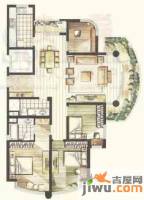 绿城皇冠花园4室2厅2卫户型图