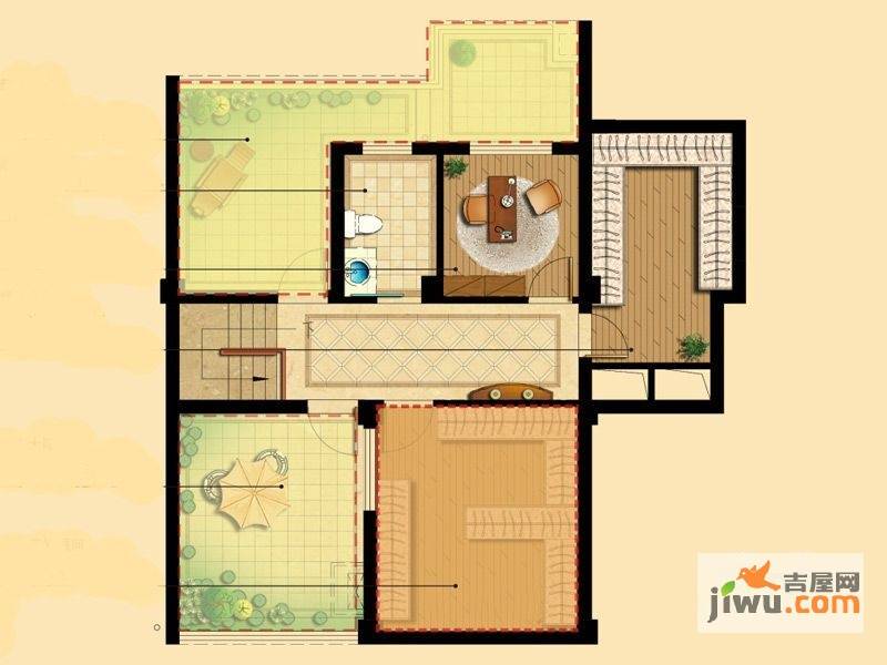 君悦龙庭1室1厅1卫168㎡户型图