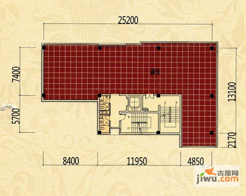 宁兴钻石广场0室0厅2卫900㎡户型图